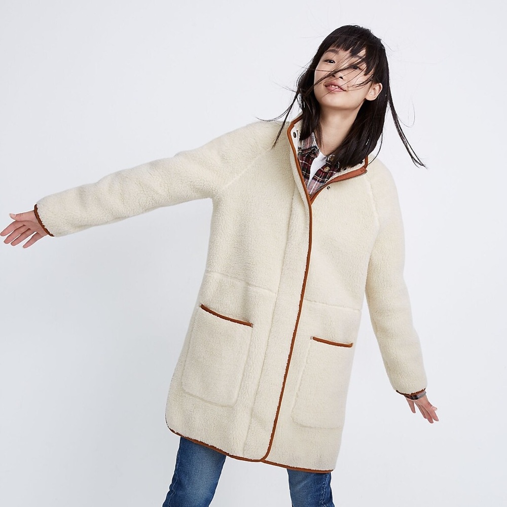 Madewell Sherpa Estate Coat